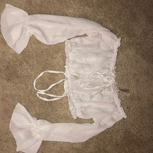 Off the shoulder shirt